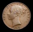 London Coins : A152 : Lot 2242 : Farthing 1856 E over R in VICTORIA Peck 1584, VF, slabbed and graded CGS 40