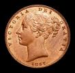 London Coins : A152 : Lot 2244 : Farthing 1857 Shamrock has top of stem thin, lower part of stem thick, CGS variety 04, Choice UNC, s...