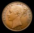 London Coins : A152 : Lot 2251 : Farthing 1859 Peck 1587 UNC and nicely toned, slabbed and graded CGS 80, the joint finest known of 3...