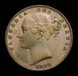 London Coins : A152 : Lot 2253 : Farthing 1859 Reverse B. Britannia's Head does not touch shoulder, Trident does not touch thigh...