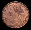 London Coins : A152 : Lot 2263 : Farthing 1864 Plain 4 in date, Freeman 511 dies 3+B Toned UNC and sharp with a trace of lustre