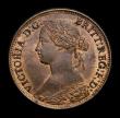 London Coins : A152 : Lot 2264 : Farthing 1865 5 over 2 Fat 8 in date CGS Variety 05 UNC with  traces of lustre, slabbed and graded C...