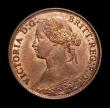 London Coins : A152 : Lot 2273 : Farthing 1868 Freeman 519 dies 3+B UNC and lustrous, slabbed and graded CGS 80