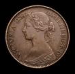 London Coins : A152 : Lot 2281 : Farthing 1875H 5 Berries Small date Freeman 530 dies 3+C, slabbed and graded CGS 45, Very Rare, rate...