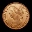 London Coins : A152 : Lot 2288 : Farthing 1881 3 Berries Freeman 546 dies 7+C Choice UNC and lustrous, slabbed and graded CGS 85, the...