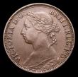 London Coins : A152 : Lot 2289 : Farthing 1881 F over P in FARTHING VF toned, the variety clear, slabbed and graded CGS 40