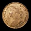 London Coins : A152 : Lot 2300 : Farthing 1895 Bun Head Freeman 570 dies 7+F UNC and lustrous, a little streaky on the obverse, slabb...