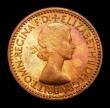 London Coins : A152 : Lot 2302 : Farthing 1953 VIP Proof CGS Variety 07, Ex-J.B.De Loynes (Ex-Head of the Nigeria Bank, and prominent...