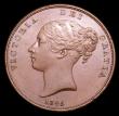 London Coins : A152 : Lot 2345 : Penny 1845 Peck 1489 EF/NEF with some light contact marks, Ex-Croydon Coin Auction 5/9/2000 hammer p...