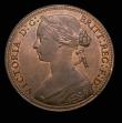 London Coins : A152 : Lot 2355 : Penny 1860 Beaded Border Freeman 1 dies 1+A Unc with subdued lustre scarce thus Ex Croydon Coin Auct...