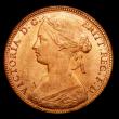 London Coins : A152 : Lot 2367 : Penny 1860 Toothed Border N over sideways N in ONE, Gouby BP1860 JA, Satin 11, UNC with practically ...
