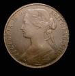 London Coins : A152 : Lot 2370 : Penny 1860 Toothed Border, E of PENNY over P unlisted by Freeman, Freeman dies 4+D, Satin 15, Gouby ...