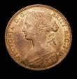 London Coins : A152 : Lot 2371 : Penny 1860 Toothed Border, LCW below foot, Freeman 14 dies 3+E UNC with some contact marks on the ob...