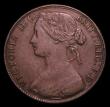 London Coins : A152 : Lot 2372 : Penny 1860 Toothed Border, No colon dots after F:D, Gouby T, Satin 19, some nicks and scuffs and a s...