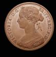 London Coins : A152 : Lot 2373 : Penny 1861 Copper Proof with bronzed finish, Freeman 36 dies 6+G last 1 low and double cut, weight 9...