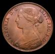 London Coins : A152 : Lot 2377 : Penny 1861 Freeman 22 dies 4+D UNC the obverse with a slightly uneven by not attractive tone, the re...