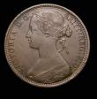 London Coins : A152 : Lot 2383 : Penny 1861 Freeman 32 dies 6+F, VF/GF, the obverse with a rim bruise at 5 o'clock, some marks a...
