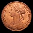 London Coins : A152 : Lot 2414 : Penny 1874 Freeman 65 dies 6+G UNC, the obverse with lustre, the reverse with subdued lustre, Ex-Cro...
