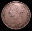 London Coins : A152 : Lot 2451 : Penny 1889 Narrow date also with narrower 9 Gouby BP1889B (Gouby states first referenced in 1986) GF...