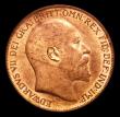 London Coins : A152 : Lot 2471 : Penny 1908 Freeman 166 dies 2+D UNC and lustrous with some contact marks, the obverse with a couple ...