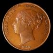 London Coins : A152 : Lot 3142 : Penny 1858 Small Date Peck 1517 UNC with traces of lustre, slabbed and graded CGS 80