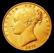 London Coins : A152 : Lot 3568 : Sovereign 1872 Shield Reverse Marsh 56, Die Number 65 over Die Number 64 Fine or better with some sc...