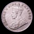 London Coins : A153 : Lot 1025 : India 8 Annas 1920 Bombay KM#520 GVF the obverse slightly better, Very rare, Krause lists at $1000 V...
