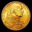 London Coins : A153 : Lot 1194 : Vatican 100 Lire 1929 KM#9 Choice UNC in a CGS holder and graded CGS 85 Krause lists at $3000 in Unc