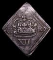 London Coins : A153 : Lot 1976 : Shilling 1646 Newark besieged S.3143 bold Good Fine, evenly struck for this crude type