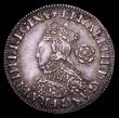 London Coins : A153 : Lot 2019 : Sixpence Elizabeth I Milled Coinage 1562 Elaborately decorated dress, S.2595 mintmark Star GVF/NEF t...