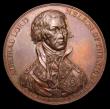London Coins : A153 : Lot 2044 : Battle of the Nile 1798 38mm diameter in bronze by T.Wyon Snr. Eimer 893 Obverse bust almost facing,...