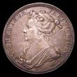 London Coins : A153 : Lot 2055 : Coronation of Queen Anne 1702 Obverse Bust left draped ANNA. D:G: MAG:BR:FRA: ET. HIB: REGINA. Rever...