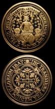 London Coins : A153 : Lot 2079 : Millionaires Collection (2) Double Leopard Edward III modern replicas (2) the first 22mm diameter in...