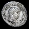 London Coins : A153 : Lot 2081 : Ar antoninianus.  Balbinus.  C, 69-70 AD  Rome.  Rev;   CONCORDIA AVGG; clasped right hands. RIC IV ...