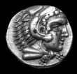 London Coins : A153 : Lot 2088 : Ar tetradrachm.  Alexander III the Great.   Cyprus.  Amathos. C, 325-323 BC.  Rev; Zeus seated l hol...