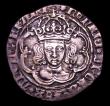 London Coins : A153 : Lot 2103 : Groat Henry VII Facing Bust S.2198A Bust IIIb mintmark Escallop Fine the obverse cleaned and retonin...