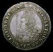 London Coins : A153 : Lot 2110 : Halfcrown Elizabeth I Seventh Issue mintmark 1 (1601) VF with good portrait and pleasing with a coup...