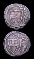 London Coins : A153 : Lot 2114 : Halfgroat Commonwealth ESC 2160 Fine, Penny Commonwealth ESC 2263 Good Fine both on slightly uneven ...