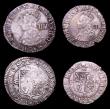 London Coins : A153 : Lot 2123 : Maundy Set Charles II Third Hammered issue, with inner circles ESC 2364 type A Fourpence Good Fine w...