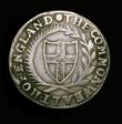 London Coins : A153 : Lot 2142 : Shilling 1651 Commonwealth, No stops on obverse, ESC 983B a bold Fine, the reverse with a few signs ...