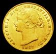 London Coins : A153 : Lot 2154 : Australia Sovereign 1867 Sydney Branch Mint Marsh 372 GVF with some contact marks