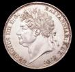 London Coins : A153 : Lot 2184 : Crown 1821 SECUNDO ESC 246 NEF with some contact marks, the obverse with some light scratches