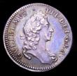 London Coins : A153 : Lot 2198 : Farthing Pattern or medalet William and Mary in silver Montagu 22 legend GVLIELMVS.III.DEI.GRA. Reve...
