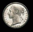 London Coins : A153 : Lot 2201 : Florin 1848 Pattern Obverse b, Reverse Biii, ONE CENTUM legend, Plain edge, ESC 899 practically FDC ...
