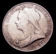 London Coins : A153 : Lot 2204 : Florin 1894 ESC 878 Davies 833 dies 1B VF/GVF the obverse with some hairlines, a much scarcer type, ...