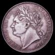 London Coins : A153 : Lot 2222 : Halfcrown 1820 George IV ESC 628 GVF/NEF toned, the obverse with some contact marks