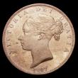 London Coins : A153 : Lot 2227 : Halfcrown 1887 Young Head ESC 717 UNC and lustrous, the obverse with some light contact marks, the r...