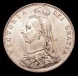 London Coins : A153 : Lot 2230 : Halfcrown 1892 ESC 725 UNC and lustrous with some small rim nicks and a small tone line on the obver...