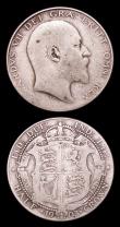 London Coins : A153 : Lot 2233 : Halfcrown 1903 ESC 748 VG, Florin 1905 ESC 923 VG