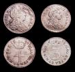 London Coins : A153 : Lot 2259 : Maundy Set 1699 ESC 2390 NEF to EF with a few light adjustment lines, a nicely matched set both in c...